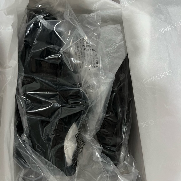 Mens black dress shoe jimmy Choo suede, laces - Picture 11 of 13